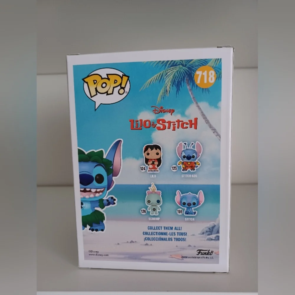 Hula Stitch From Lilo‎ And Stitch 718 Hot Topic Exclusive Vinyl Figure Funko Pop